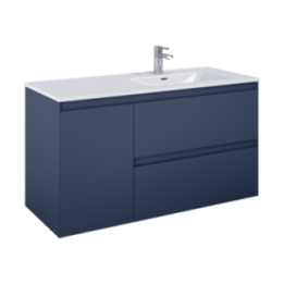 Szafka z koszem cargo 120x63,5x45,8 cm ELITA SPLIT 120 z prawej navy blue matt 169019