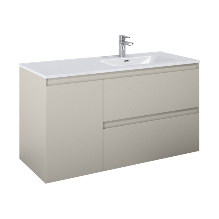 Szafka z koszem cargo 120x63,5x45,8 cm ELITA SPLIT 120 z prawej fume matt 169020