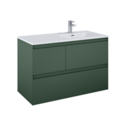 Szafka 100x63,5x45,8 cm ELITA SPLIT 100 3S P forest green matt 169012
