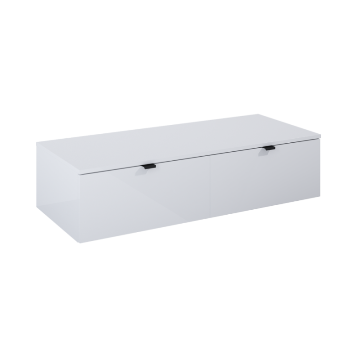 Szafka do stelaża 115,8x27,5x45,5 cm ELITA INDUS 120 2S biały połysk 168674