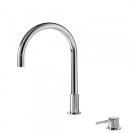 Tres Study Exclusive bateria umywalkowa 2-otworowa chrom 26110501