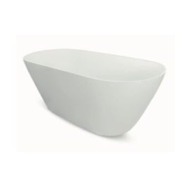 Wanna 160x68 cm klik klak czarny BESCO MOYA bez otw. biały mat WMMB-160MKB