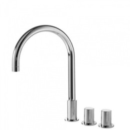 Tres Max bateria umywalkowa 3-otworowa chrom 06110501