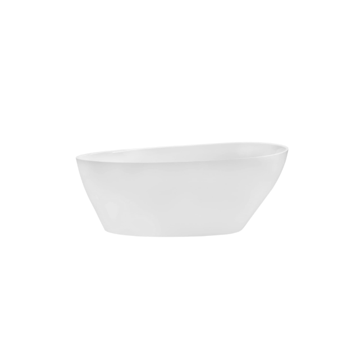Wanna 160x70 cm BESCO GOYA korek złoty bez otw. biały mat WMMB-160GKG