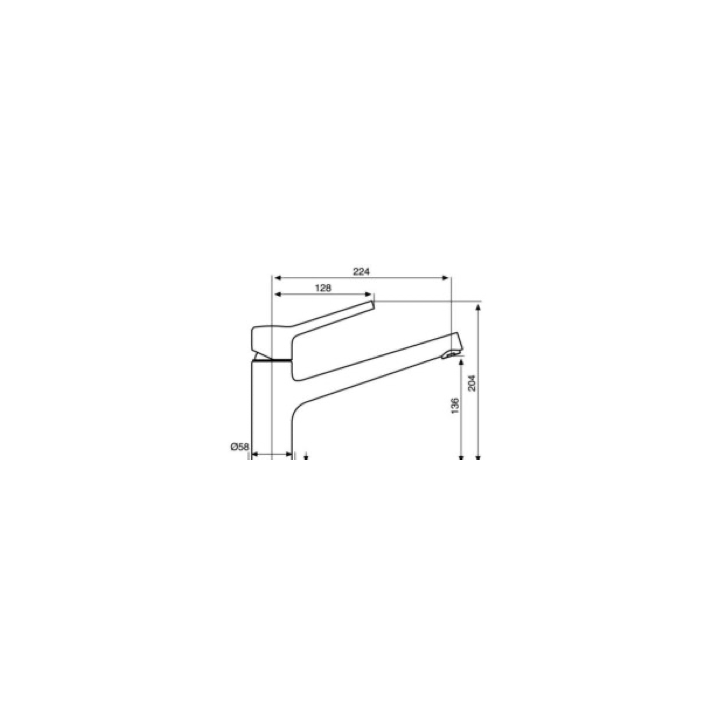 Bateria zlewozmywakowa EMMEVI PIPER biały mat 75007BIO