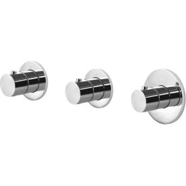 Bateria podtynkowa 2-drożna termostat PAFFONI chrom MDE018CR