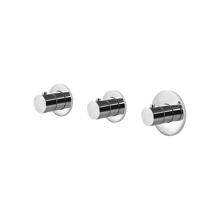 Bateria podtynkowa 2-drożna termostat PAFFONI chrom MDE018CR