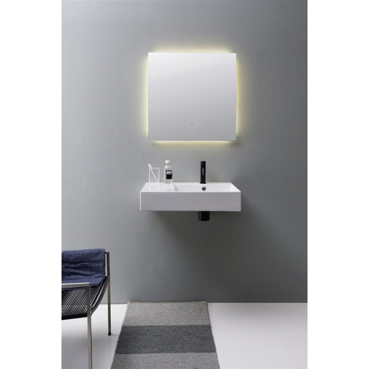 Umywalka wisząca Scarabeo Teorema 2.0 Plus 80 x 53,5 cm biała 5150