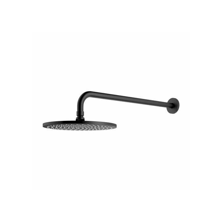 Deszczownica mosiężna z ramieniem OMNIRES SLIMLINE grafit WGSET1GR