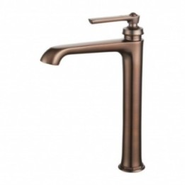 Bateria umywalkowa Omnires Armance wysoka 32 cm miedź antyczna AM5213ORB