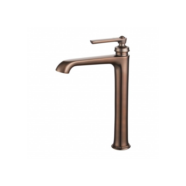 Bateria umywalkowa Omnires Armance wysoka 32 cm miedź antyczna AM5213ORB