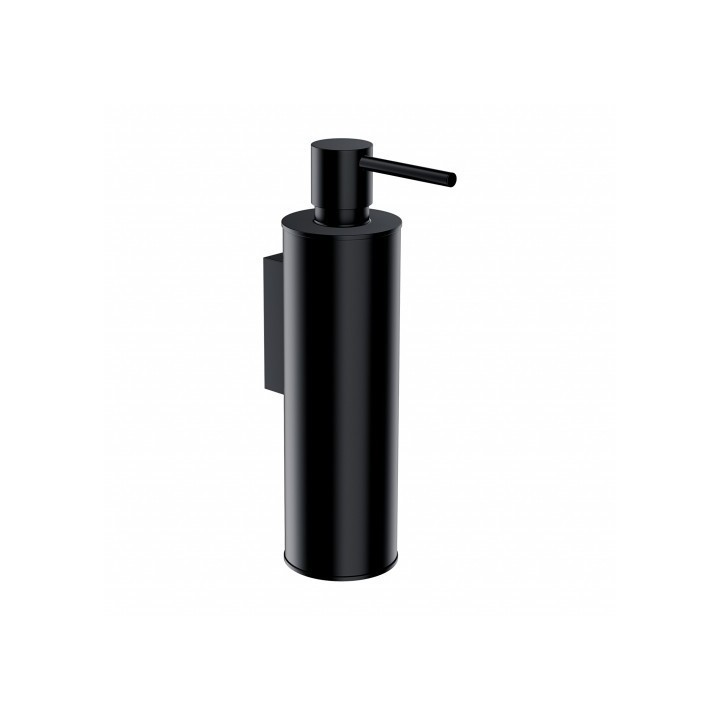 Dozownik mydła w płynie Omnires Modern Project wiszący czarny mat MP60721BL