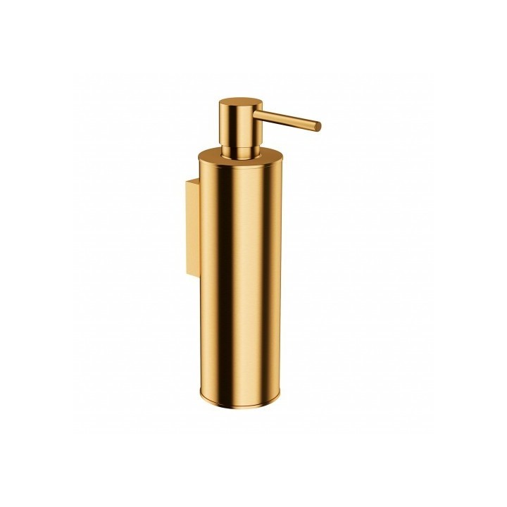 Dozownik mydła w płynie Omnires Modern Project wiszący złoty szczotkowany MP60721GLB