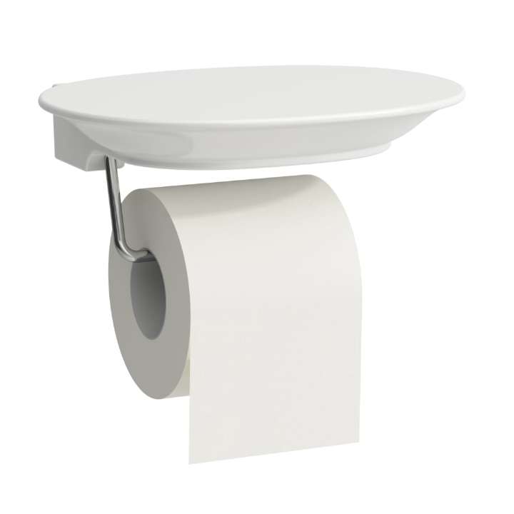 Ceramiczny uchwyt na papier toaletowy LAUFEN THE NEW CLASSIC biały H8738530000001
