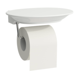 Ceramiczny uchwyt na papier toaletowy LAUFEN THE NEW CLASSIC biały mat H8738537570001