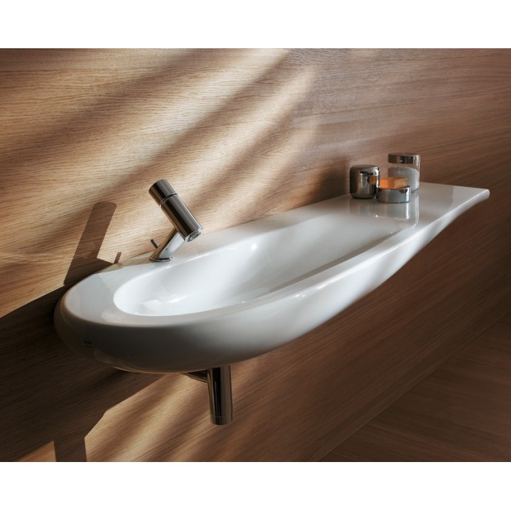 Umywalka Laufen IL Bagno Alessi One 1200x500/350 mm z otw. biały mat H8149737571041