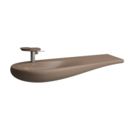 Umywalka Laufen IL Bagno Alessi One 1200x500/350 mm bez otw. caffe mat H8149731881091