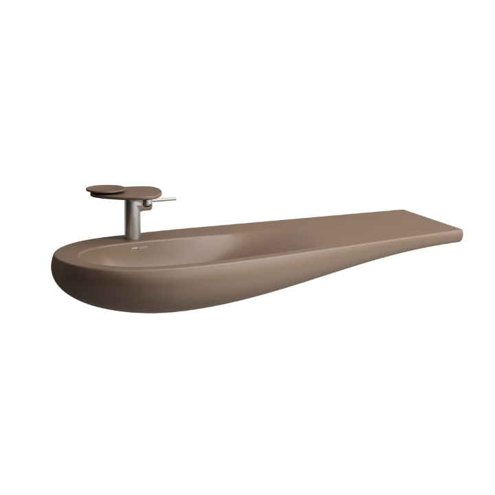 Umywalka Laufen IL Bagno Alessi One 1200x500/350 mm bez otw. caffe mat H8149731881091