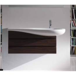 Umywalka Laufen IL Bagno Alessi One 1200x500/350 mm z 1 otw. biała mat H8149747571041