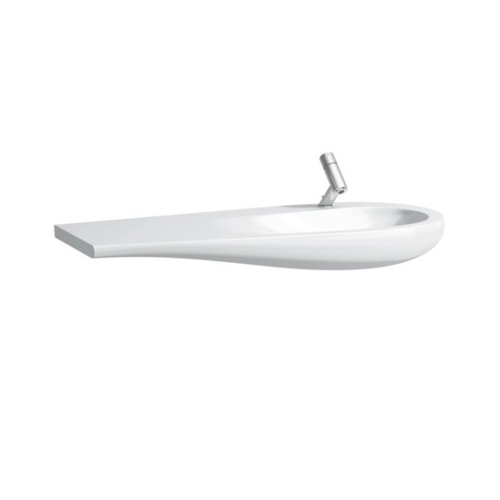 Umywalka Laufen IL Bagno Alessi One 1200x500/350 mm z 1 otw. biała mat H8149747571041
