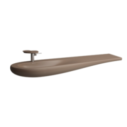 Umywalka Laufen IL Bagno Alessi One 1600x500/350 mm bez otw. caffe mat H8149711881091