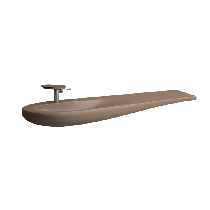 Umywalka Laufen IL Bagno Alessi One 1600x500/350 mm bez otw. caffe mat H8149711881091