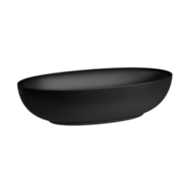 Umywalka Laufen IL Bagno Alessi 700x380 mm bez otw. czarny mat H8189777161121