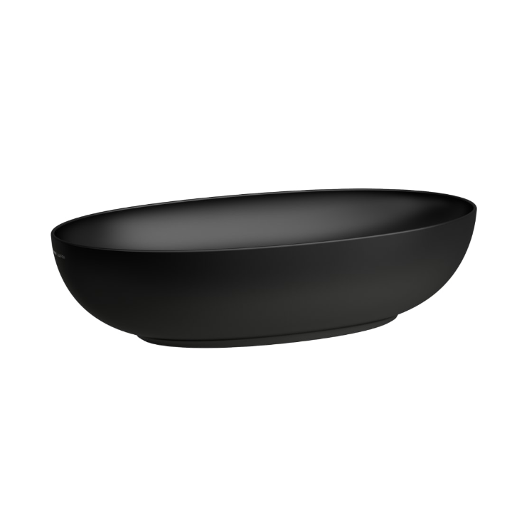 Umywalka Laufen IL Bagno Alessi 700x380 mm bez otw. czarny mat H8189777161121