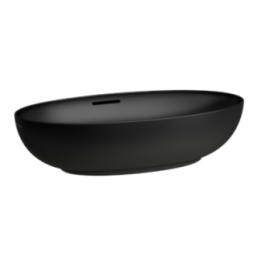Umywalka Laufen IL Bagno Alessi 700x380 mm bez otw. czarny mat H8189787161091