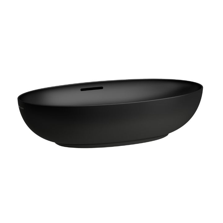 Umywalka Laufen IL Bagno Alessi 700x380 mm bez otw. czarny mat H8189787161091