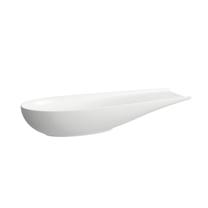 Umywalka Laufen IL Bagno Alessi 1000x380 mm bez otw. biały mat H8189747571121