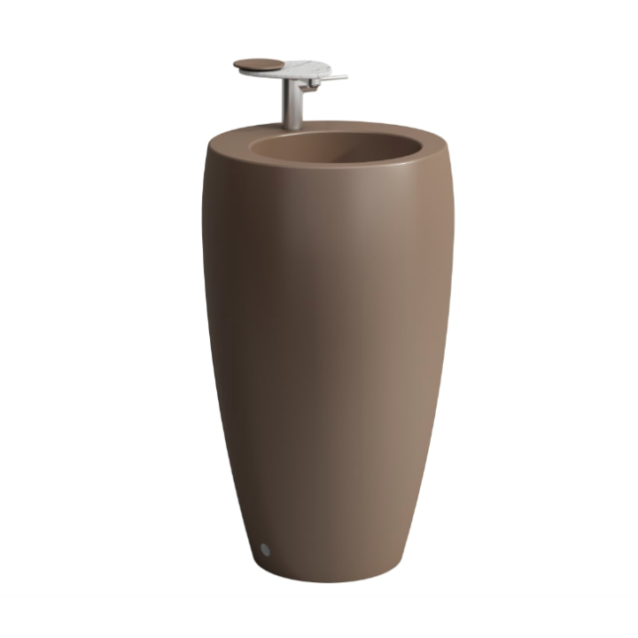 Umywalka Laufen IL Bagno Alessi Ø530x900 mm bez otw. caffe mat H8119721881091