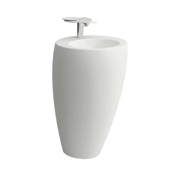 Umywalka Laufen IL Bagno Alessi 520x530 mm bez otw. biały mat H8119717571091