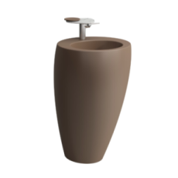 Umywalka Laufen IL Bagno Alessi 520x530 mm bez otw. caffe mat H8119711881091