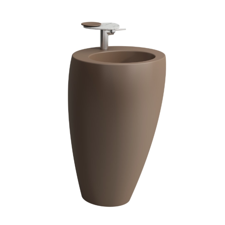 Umywalka Laufen IL Bagno Alessi 520x530 mm bez otw. caffe mat H8119711881091