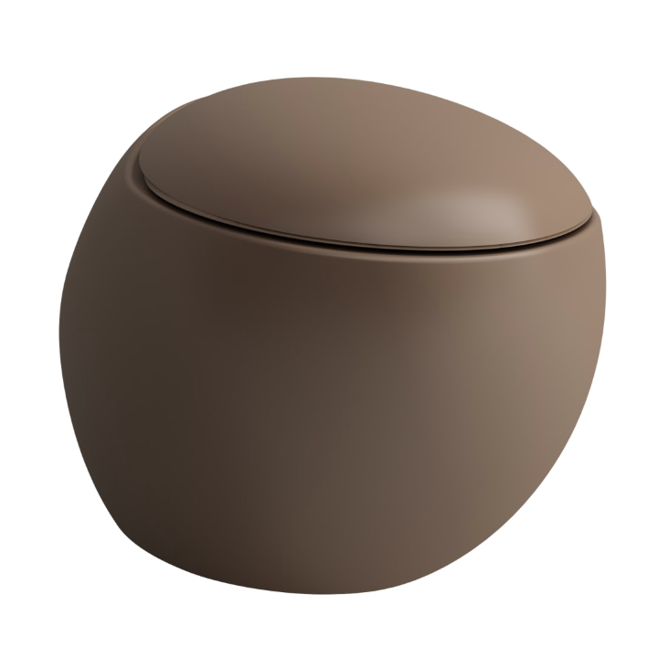 Miska WC Laufen IL Bagno Alessi 390x585 mm RIMLESS caffe mat H8209711880001