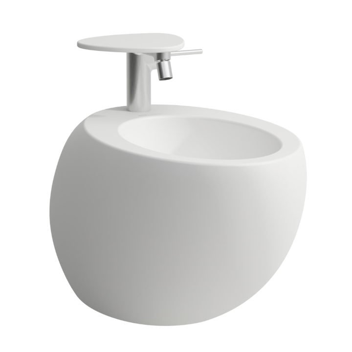 Bidet podwieszany Laufen IL Bagno Alessi 390x585 mm biały mat H8309717573041
