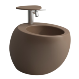 Bidet podwieszany Laufen IL Bagno Alessi 390x585 mm caffe mat H8309711883041