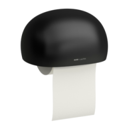 Ceramiczny pojemnik na papier toaletowy Laufen IL Bagno Alessi czarny mat H8709707160001