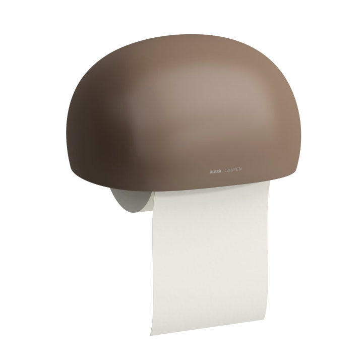 Ceramiczny pojemnik na papier toaletowy Laufen IL Bagno Alessi caffe mat H8709701880001