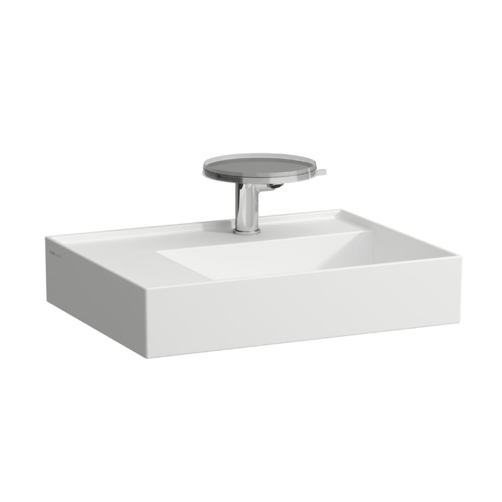 Umywalka Laufen Kartell 600x460 mm blat po lewej z otw. biały mat H8103357571111