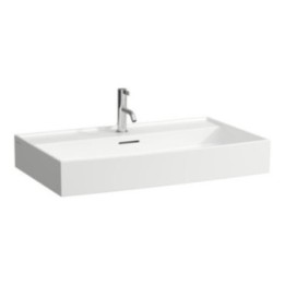 Umywalka ze szlifowanym spodem 800x460 mm LAUFEN KARTELL z otw. grafit mat H8163367581041