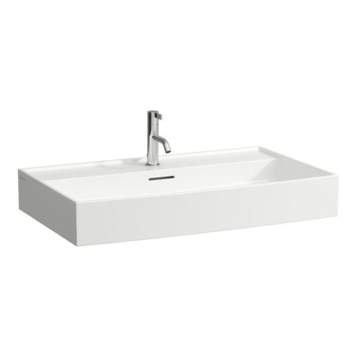 Umywalka ze szlifowanym spodem 800x460 mm LAUFEN KARTELL z otw. szary mat H8163367591041