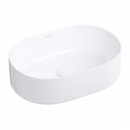 Umywalka nablatowa Omnires Mesa 46 x 31 cm biały połysk MESA460BP