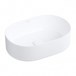 Umywalka nablatowa Omnires Mesa 46 x 31 cm biały mat MESA460BM