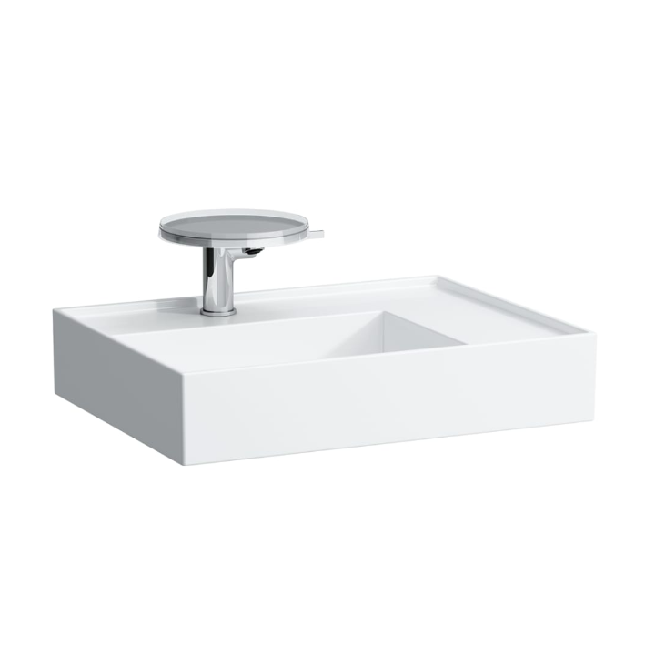 Umywalka 600x460 mm LAUFEN KARTELL z 3 otw. szary mat H8183347591581