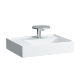 Umywalka 600x460 mm LAUFEN KARTELL z 3 otw. grafit mat H8183357581581