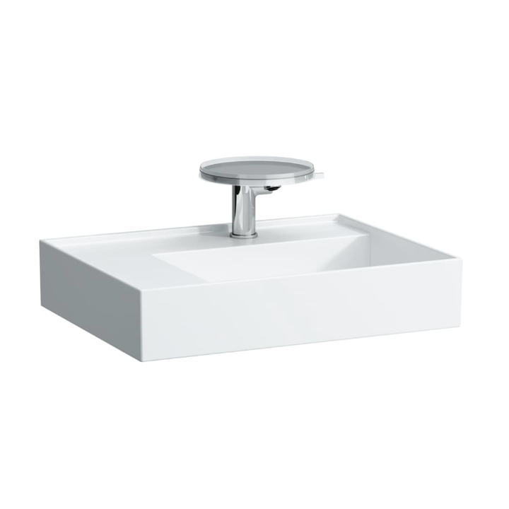 Umywalka 600x460 mm LAUFEN KARTELL z 3 otw. grafit mat H8183357581581
