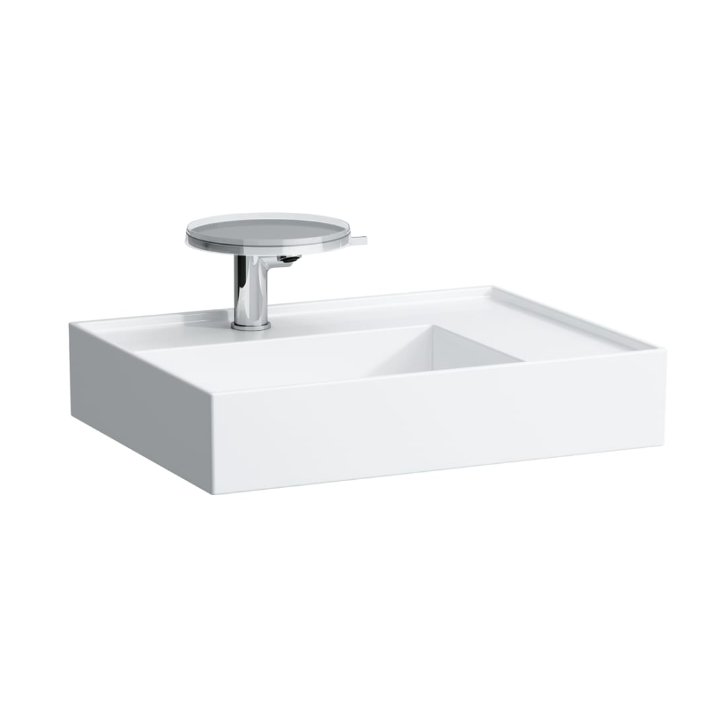 Umywalka 600x460 mm LAUFEN KARTELL z 1 otw. czarny mat H8183347161111