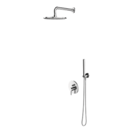 Zestaw natryskowy podtynkowy Omnires Y, deszczownica 25 cm chrom SYSY22CR